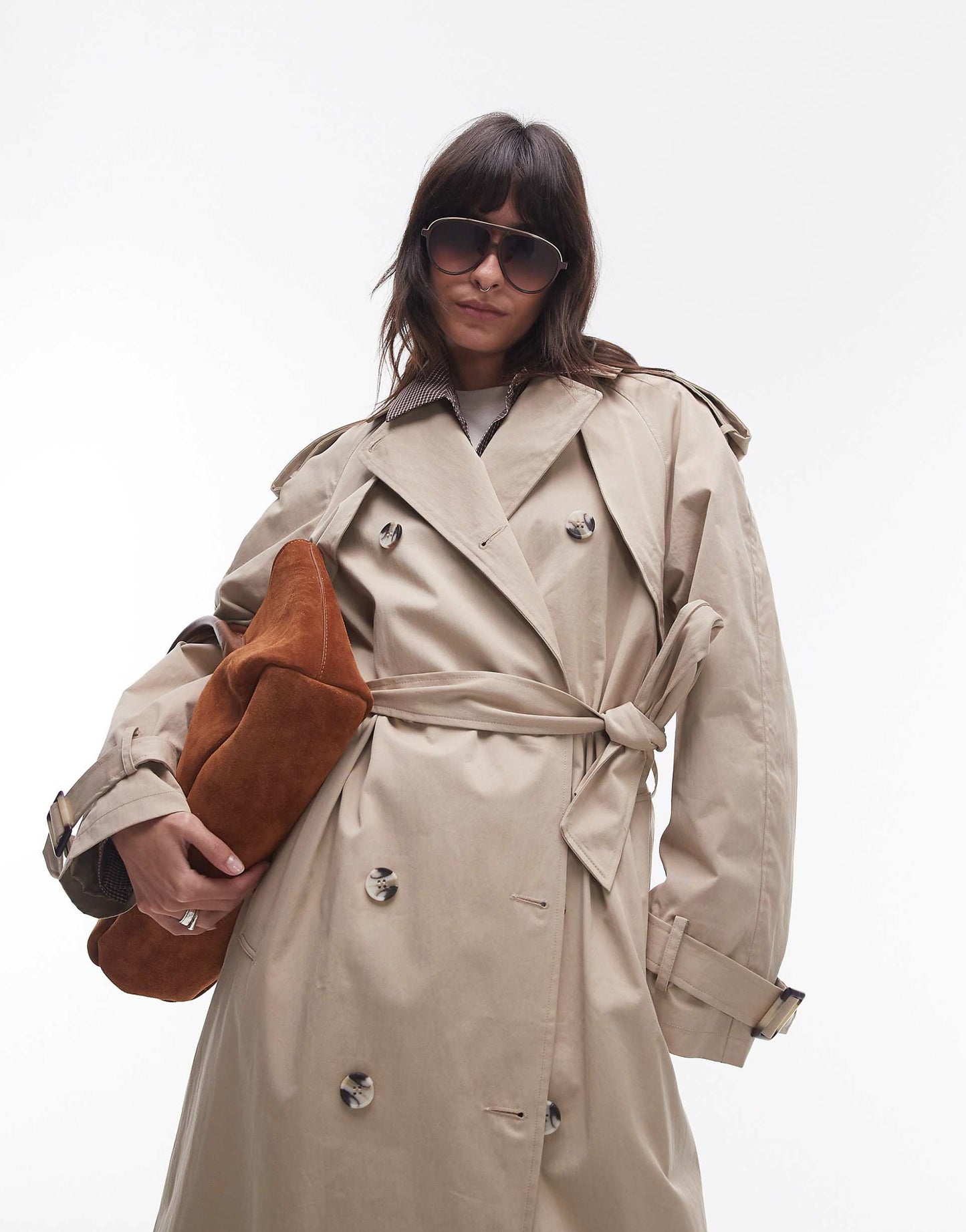 Longline Oversized Trench Coat