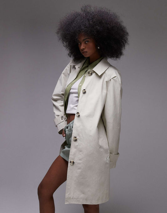 Mid Length Trench Coat