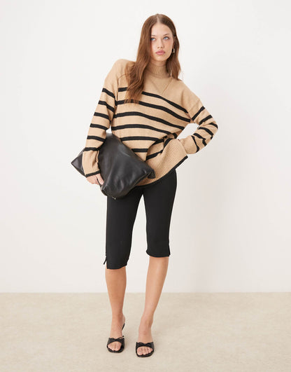Oversized High Neck Jumper
