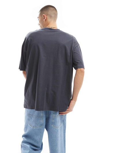 Oversized T-Shirt With City Front Print