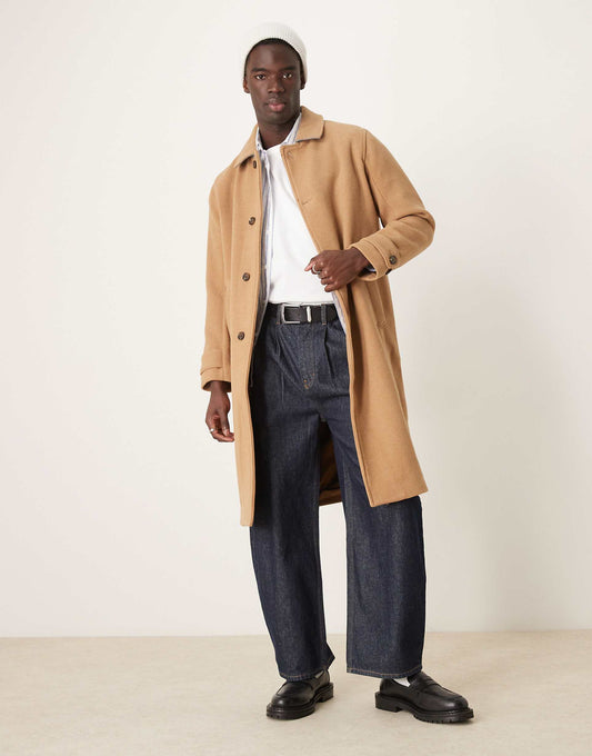 Wool Blend Mac Coat