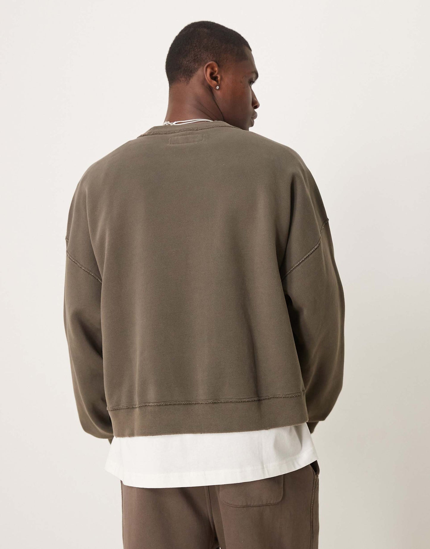 Cropped Crew Sweatshirt