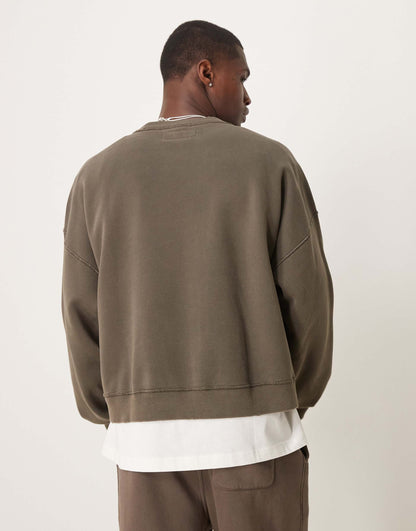 Cropped Crew Sweatshirt