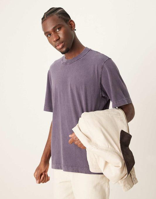 Short Sleeve Vintage Acid Wash T-Shirt