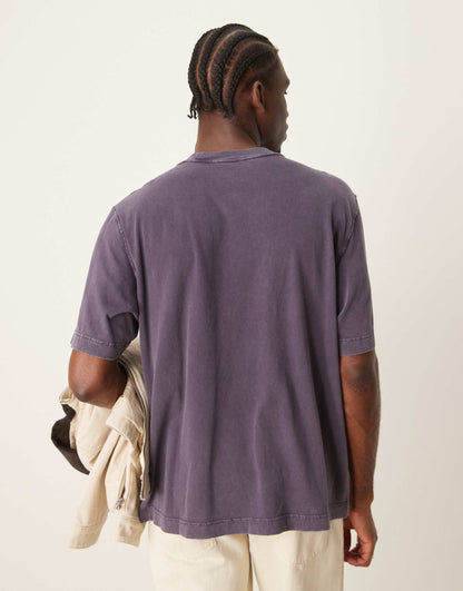 Short Sleeve Vintage Acid Wash T-Shirt