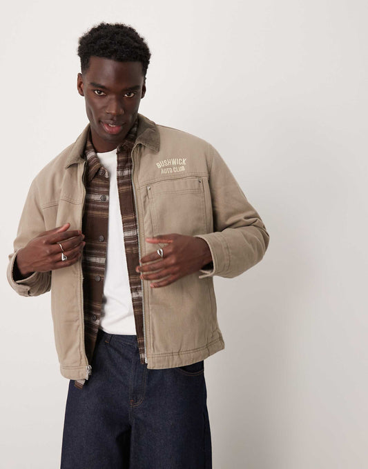 Workwear Sherpa Lined Trucker Jacket