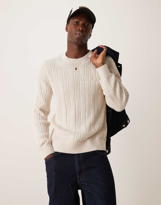 Cable Knit Merino Jumper