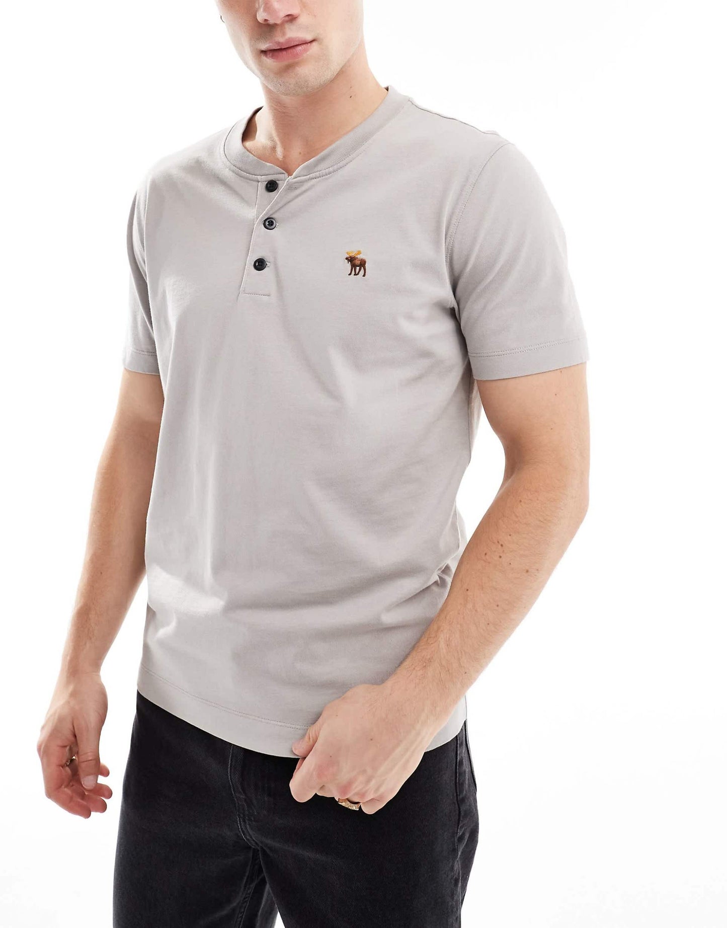 5 Pack Icon Logo Henley T-Shirt