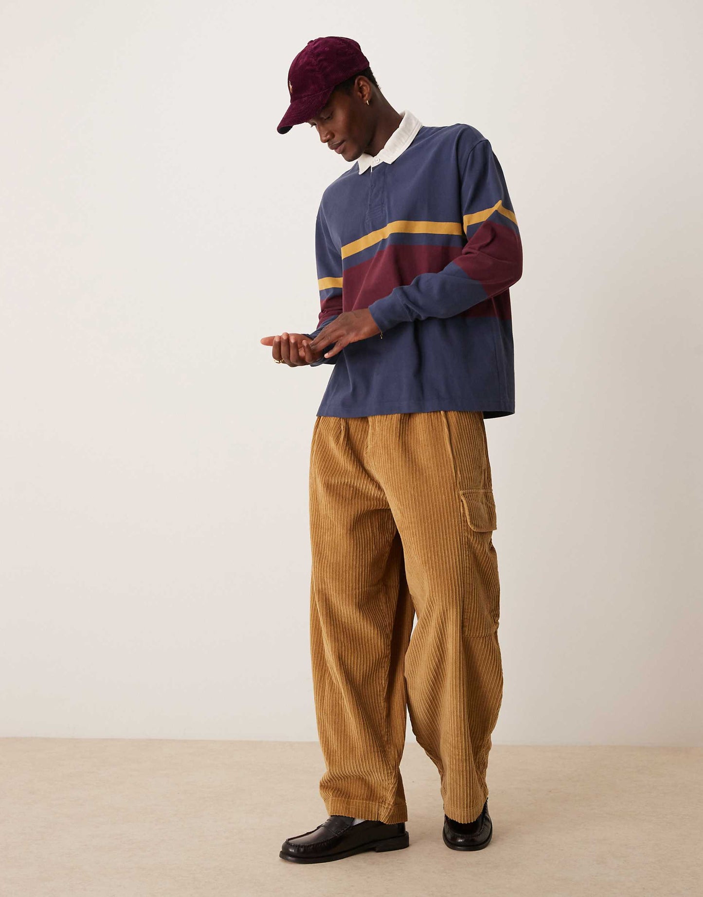 Chest Stripe Rugby Polo