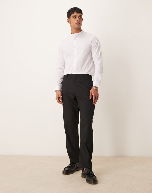 Loose Party Tuxedo Stripe Trousers