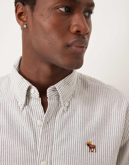 Icon Logo Stripe Oxford Shirt