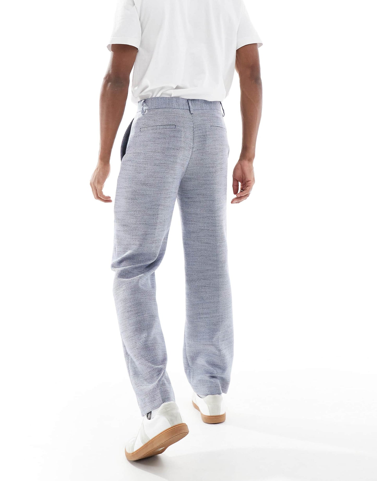 Straight Leg Suit Trousers