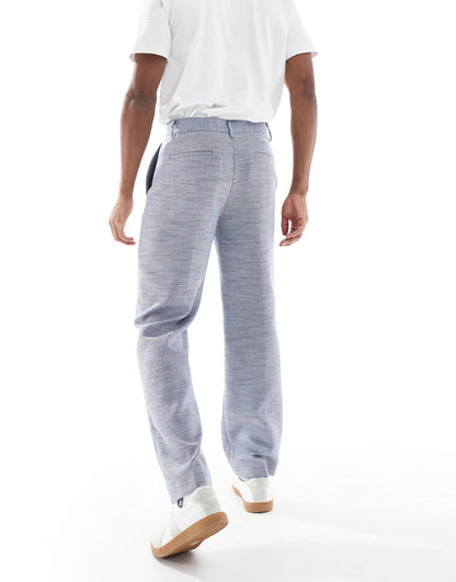 Straight Leg Suit Trousers