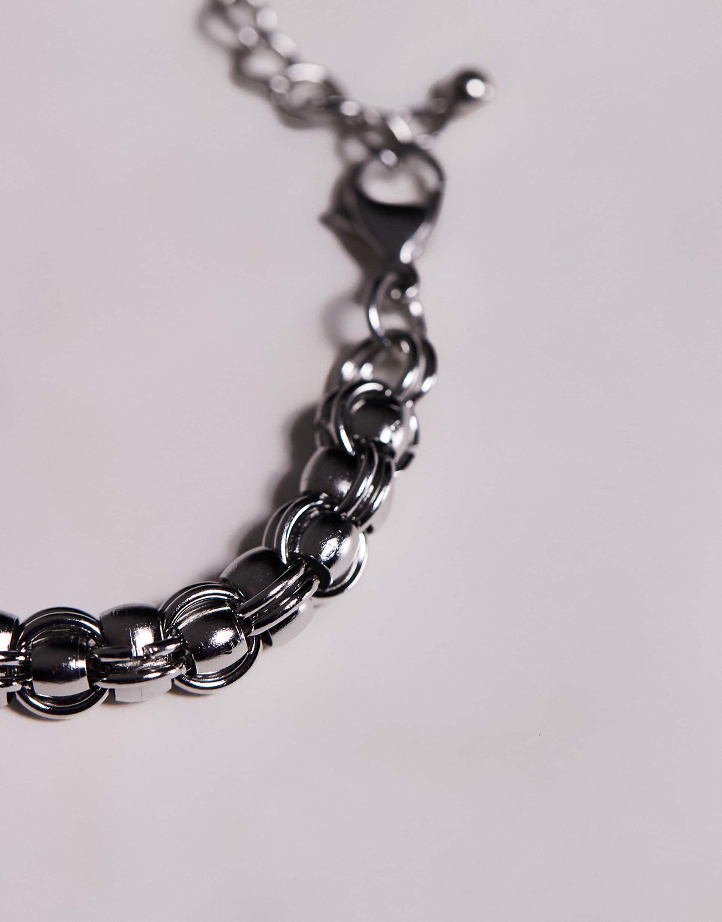 Waterproof Stainless Steel Chunky Link Chain Bracelet