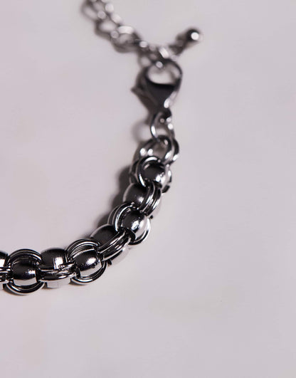 Waterproof Stainless Steel Chunky Link Chain Bracelet