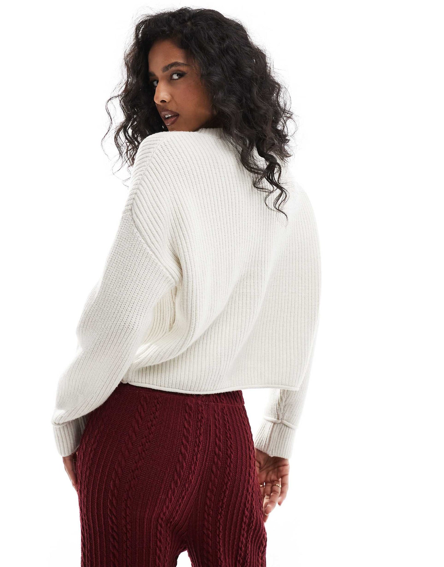 Ribbed Knitted Jumper
