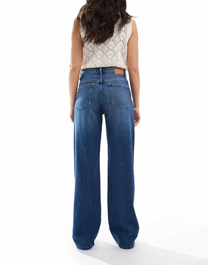 High Rise Wide Leg Jean