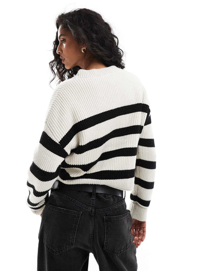 Ribbed Knitted Jumper