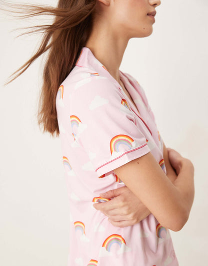 Revere Pyjama Short Sleeve Shirt And Shorts