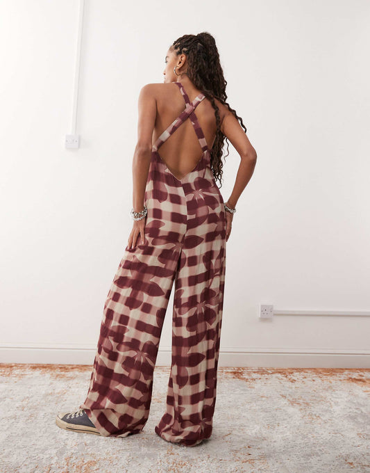 Cami Jumpsuit With Open Back