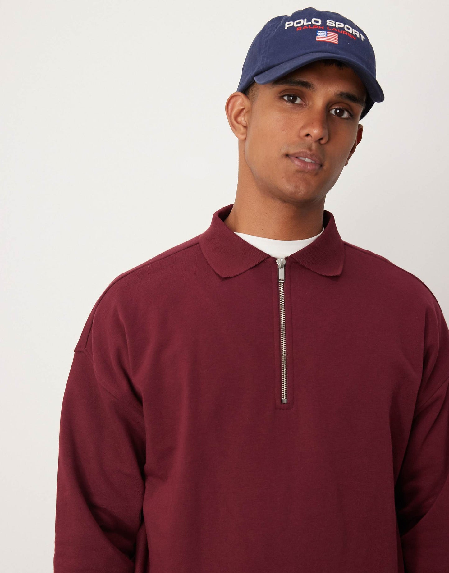 1/4 Zip Polo Sweatshirt
