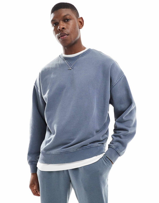 Washed Sweatshirt Co-Ord