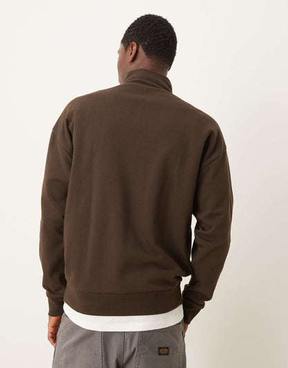 1/4 Zip Funnel Neck