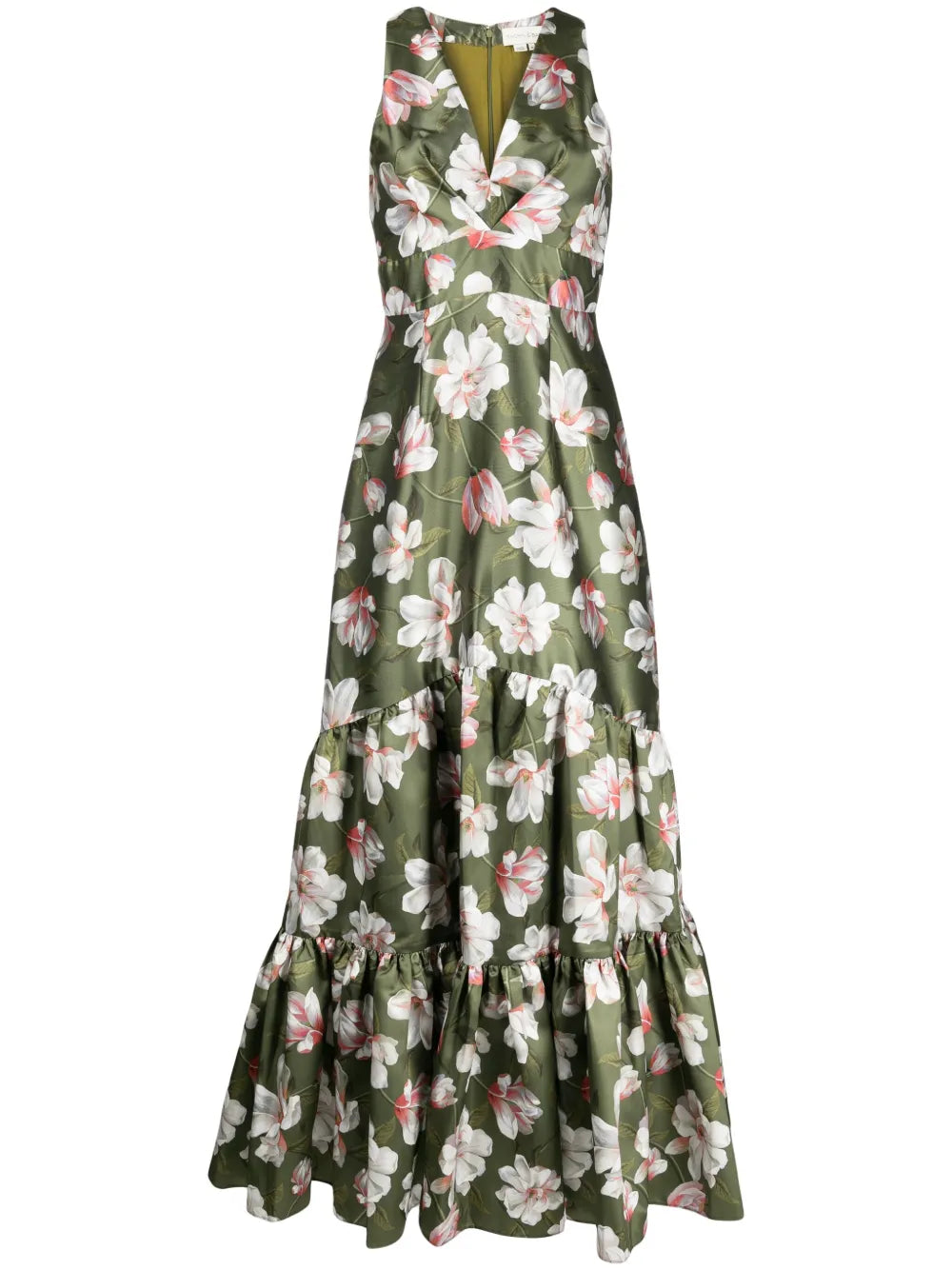 Rori Magnolia-Print Gown