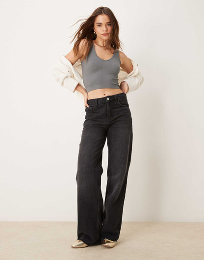 Solid Rib Brami Cami Top