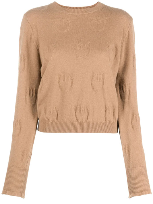 Logo-Debossed Cashmere Top