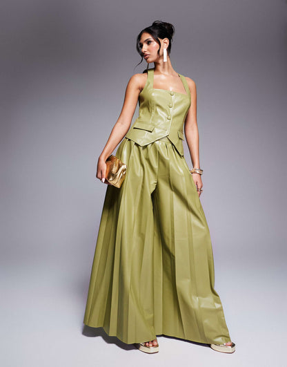 Co-Ord Pu Waist Coat