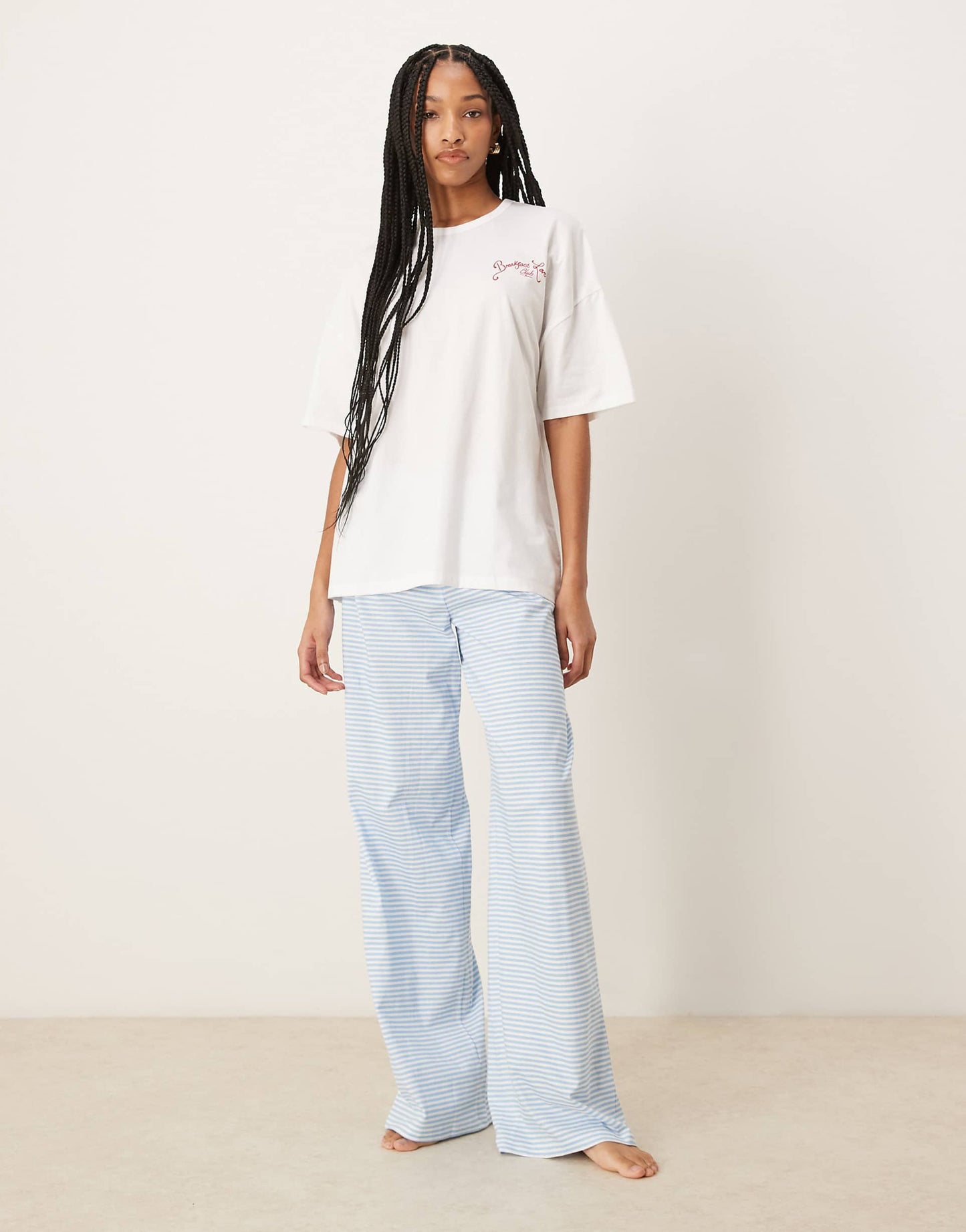 Tall Oversized Tee & Wide Leg Trouser