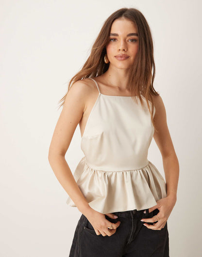 Cami With Peplum