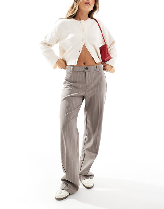 High Waisted Tailored Trouser