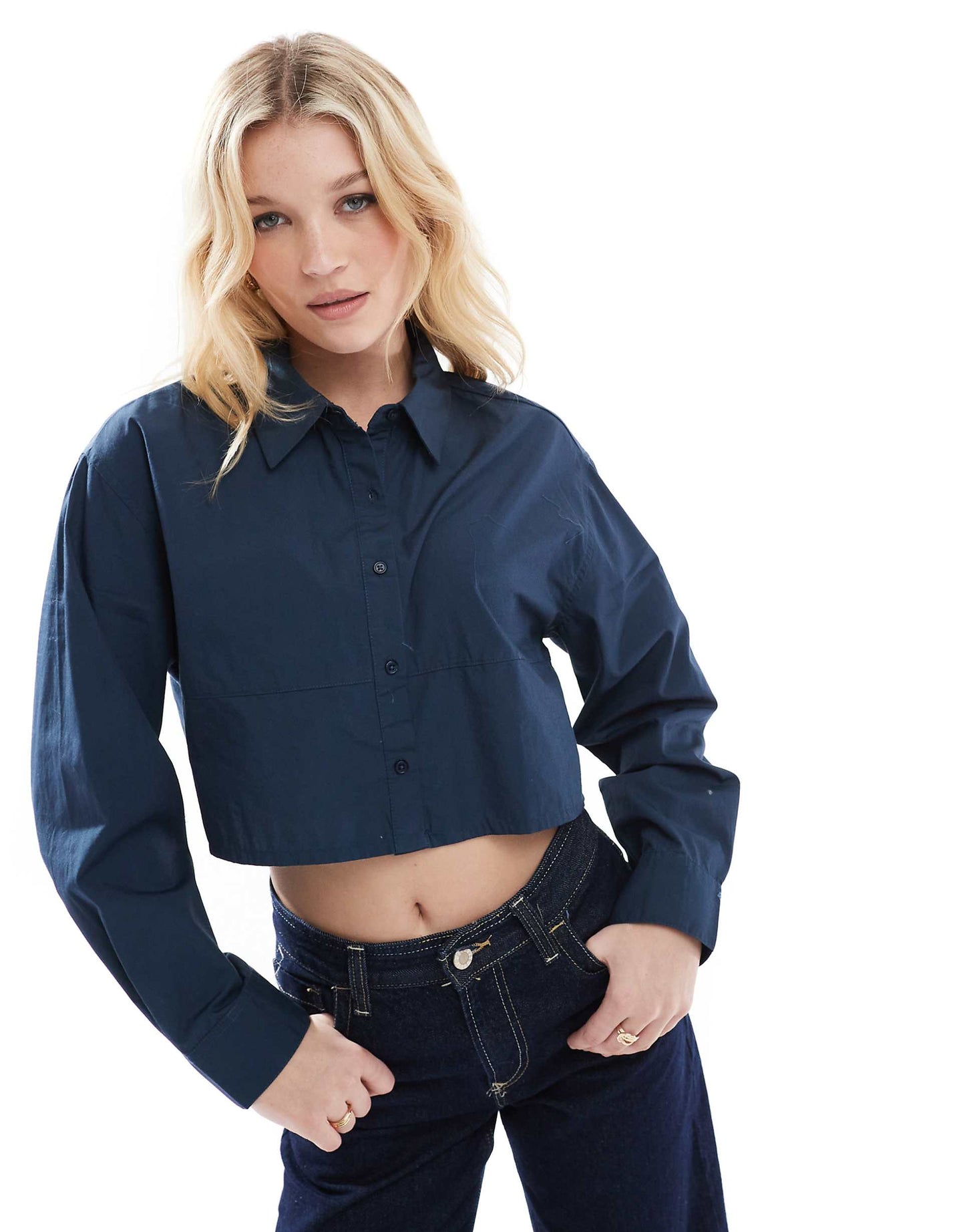 Cropped Long Sleeved Shirt