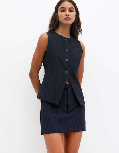 Longline Tailored Waistcoat Co-Ord