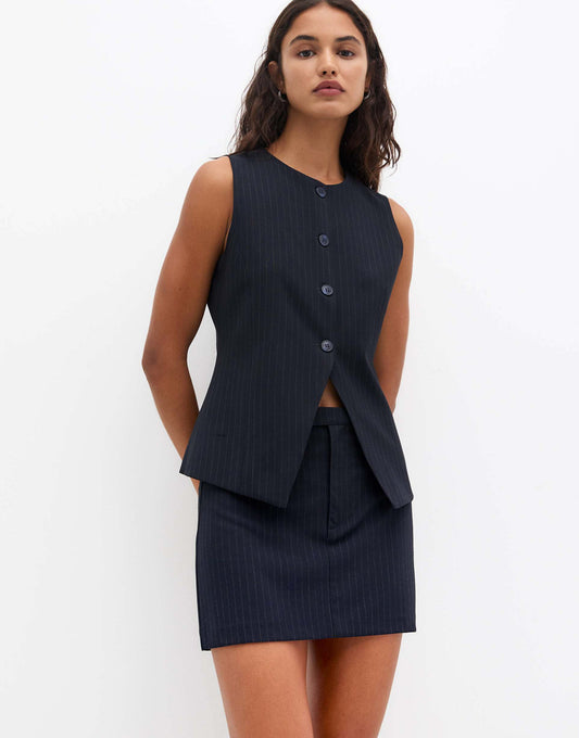 Longline Tailored Waistcoat Co-Ord