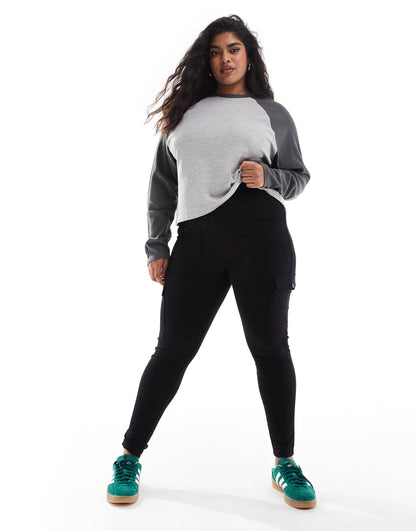 Cargo Pocket Ponte Leggings