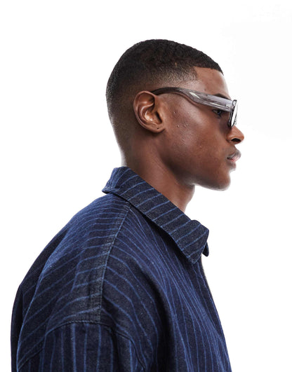 Mid Rectangle  Frame Sunglasses