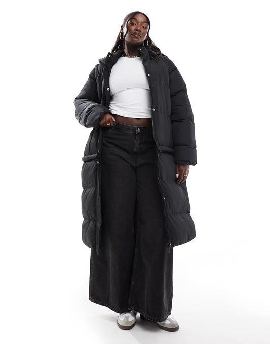 5-in-1 Padded Jacket In Black