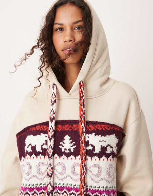 Winter Intarsia Oversized Jumper