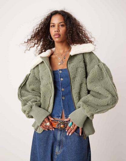 Cozy Oversized Fleece Cardigan