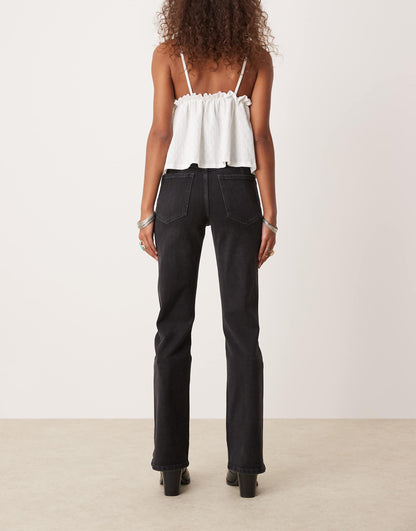 Sabine Relaxed Straight Leg Belted Jeans