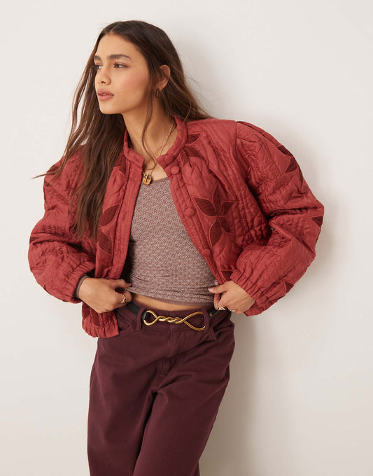 Quinn Quilted Patchwork Jacket