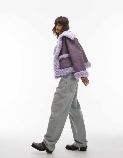 Kiki Sherpa Oversized Jacket