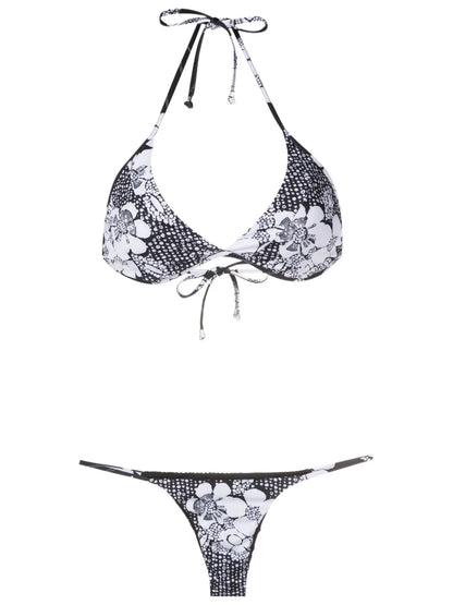 Floral-Print Bikini Set
