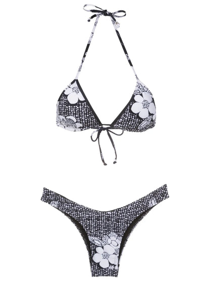Floral-Print Bikini Set