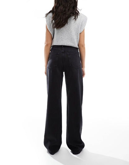 High Rise Wide Leg Jean