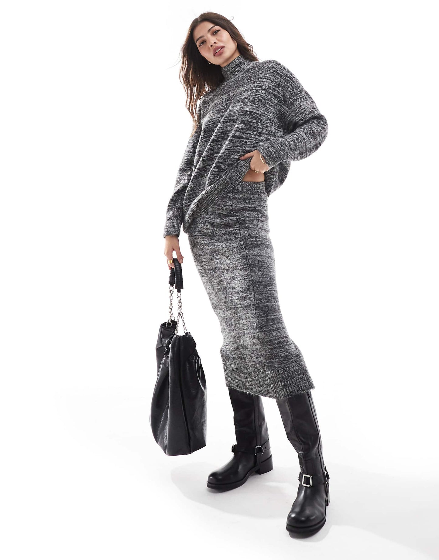 Oversized Rollneck Jumper Co-Ord