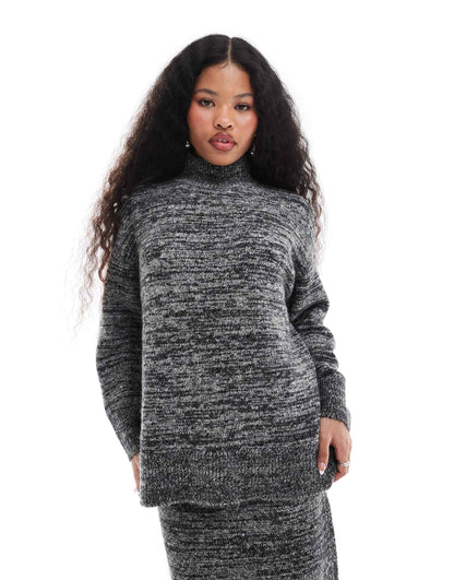Petite Oversized Rollneck Jumper Co-Ord